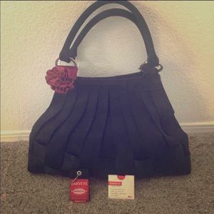 Harvey Seatbelt Large Stella Purse with flower