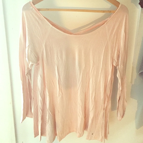 Light pink AEO shirt - Picture 1 of 4