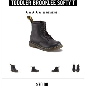 Dr martens toddler boots size 9