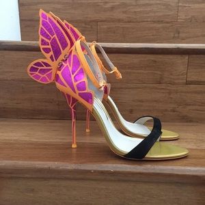SOPHIA WEBSTER Butterfly Chiara Neon Sandals