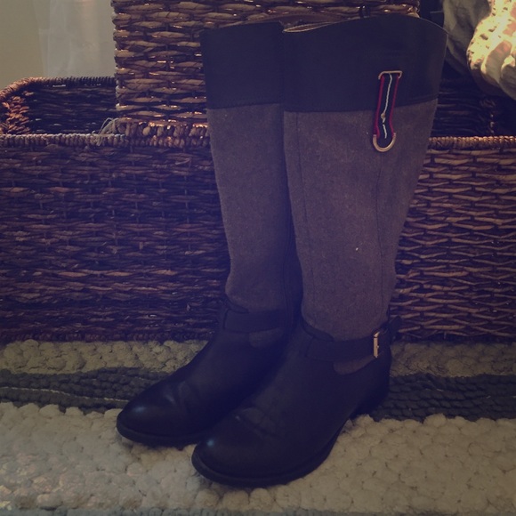 Tommy Hilfiger Riding Boots, Size 8