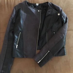 Faux Leather Jacket
