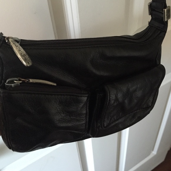 DKNY leather cross body.