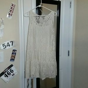 White lacey dress