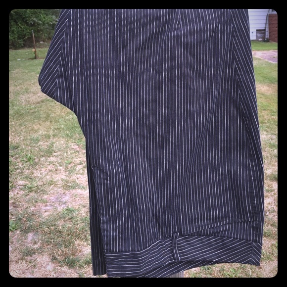 Pinstripe dress pants