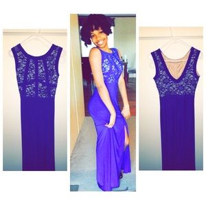 Deep blue 1 piece ball gown💃🏽