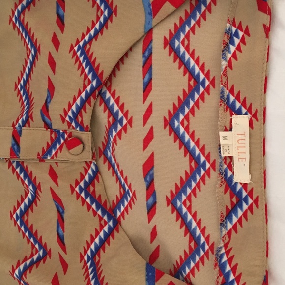 Aztec button down top - Picture 4 of 4