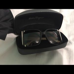Salvatore Ferragamo Tortoise Shell Sunglassess