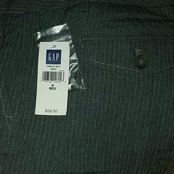 Grey pinstripe dress pants NWT