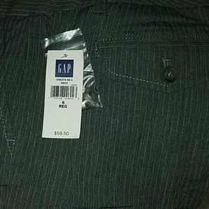 Grey pinstripe dress pants NWT
