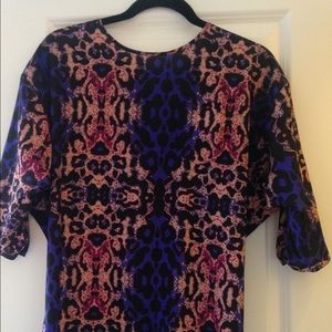 Multicolored Cheetah Print top