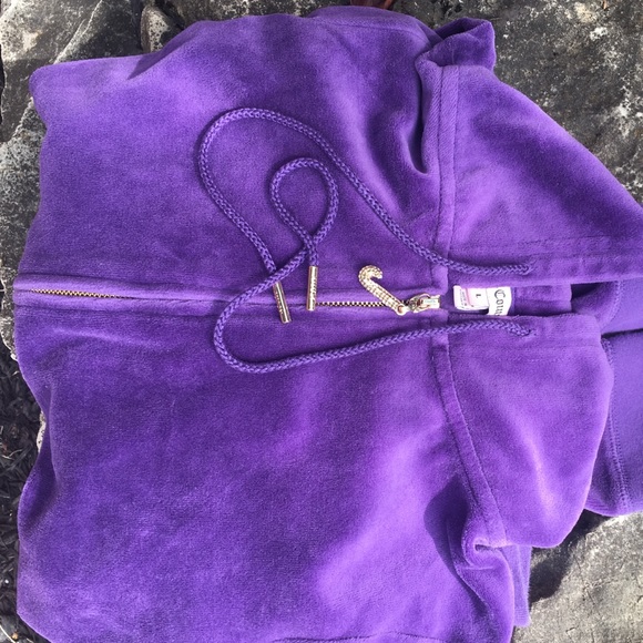 Juicy couture track jacket purple size large
