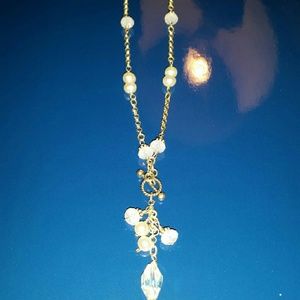 Custom-made wedding jewelry set/crystal and pearl