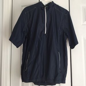 Men Adidas golf short sleeve climaproof jacket