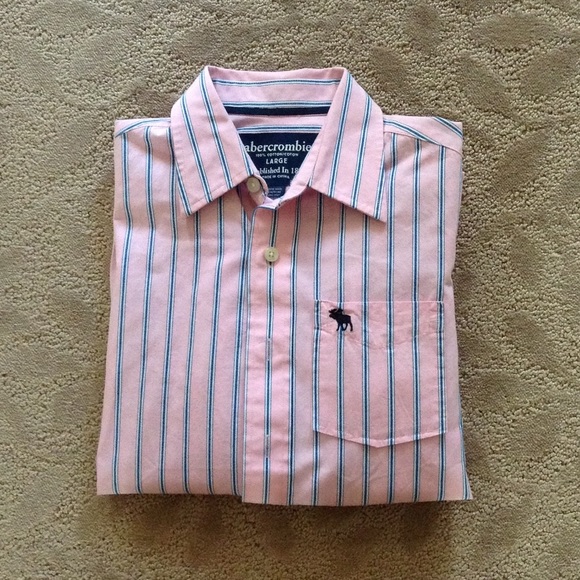 Boy's Abercrombie Kids button down shirt sz LG