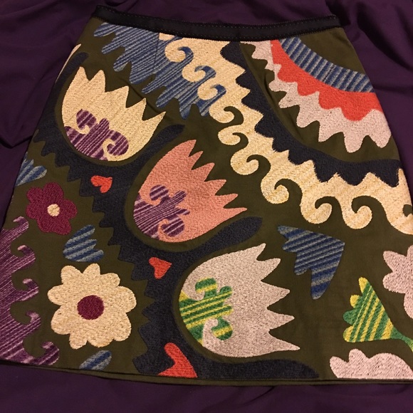 Anthropologie skirt. Great colors for Fall!
