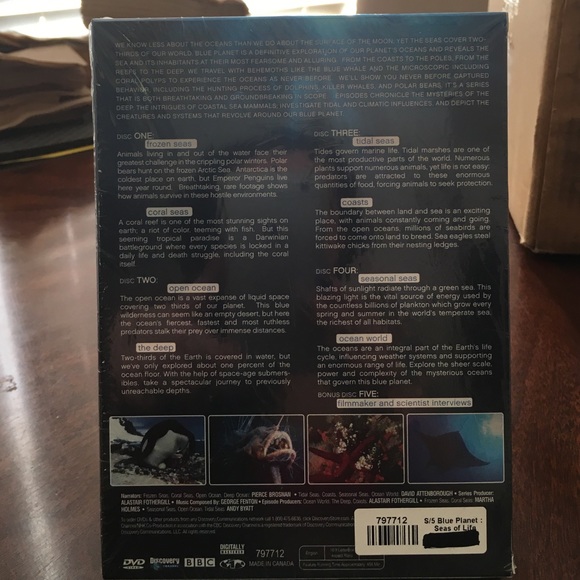 Blue Planet Seas of Life 5 DVD Collectors Edition - Picture 2 of 4
