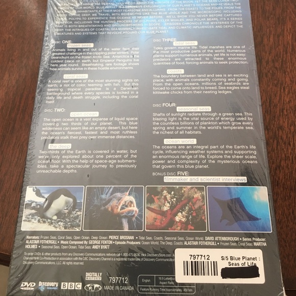 Blue Planet Seas of Life 5 DVD Collectors Edition - Picture 4 of 4