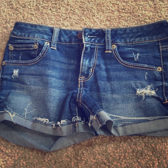 American eagle shorts.  Cuff leg hardly ever worn