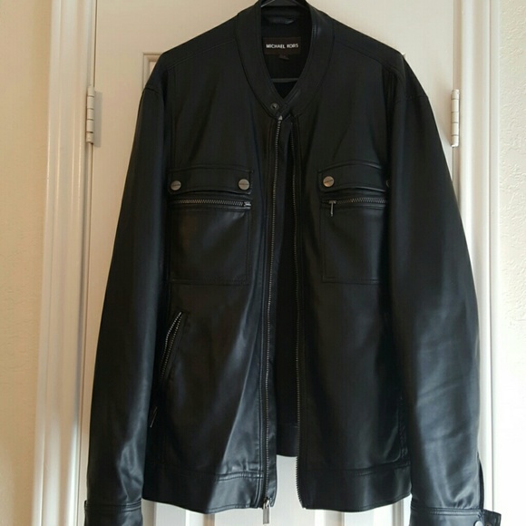 *Price Reduced* Michael Kors faux leather jacket