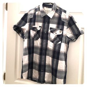 Men's Guess button up shirt .