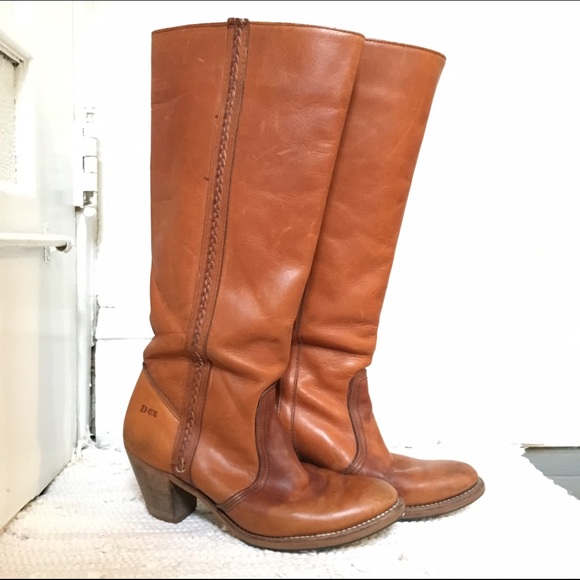 Dexter Leather Boots -- vintage --