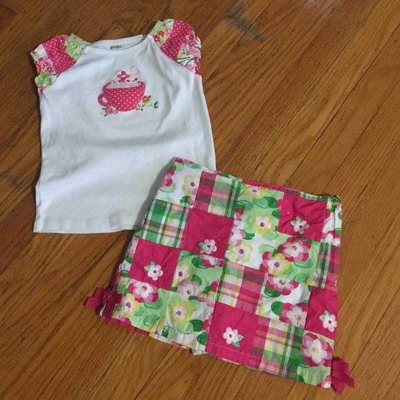 3t toddler skirt and top set from Gymboree