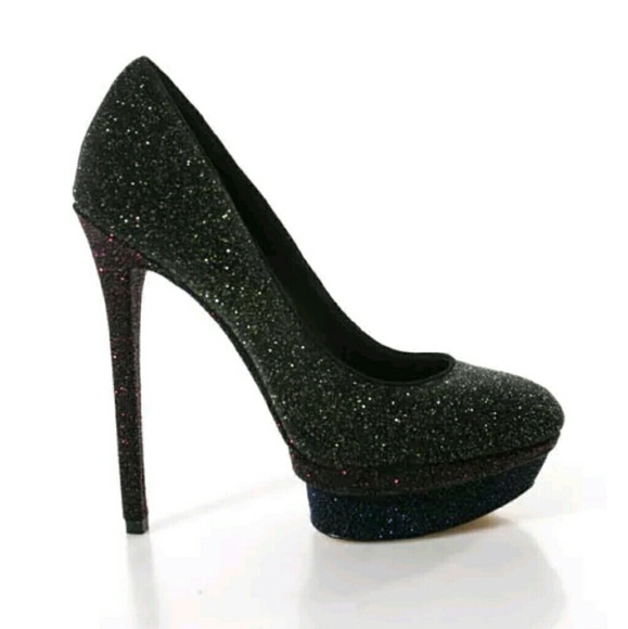 TRADE New brian atwood glitter pumps