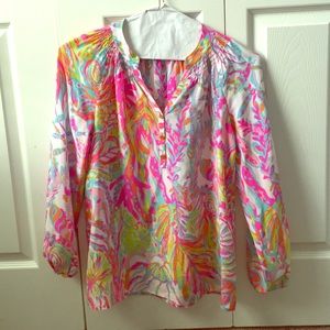 Lilly Pulitzer "Scuba to Cuba" Elsa Top