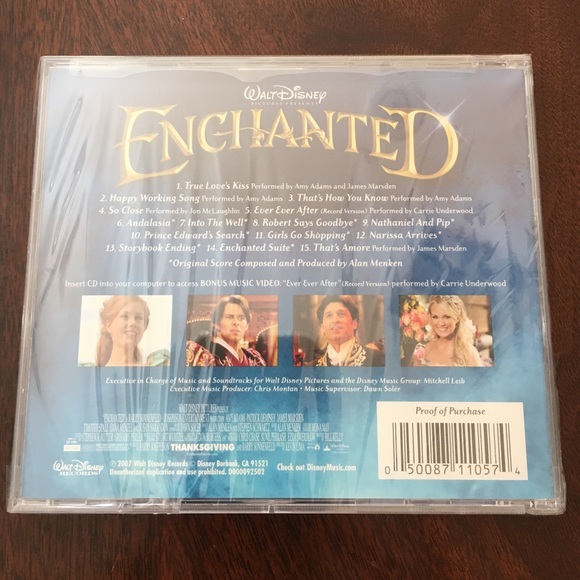 Enchanted CD Soundtrack by Walt Disney!! - Picture 3 of 4