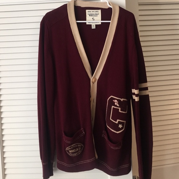 Men's size XL Who.A.U cardigan in great condition