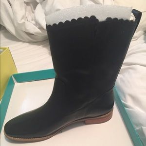Jack Rogers Carly boots Black, size 8, new in box
