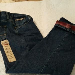 Flannel Lined Relaxed Fit Jeans