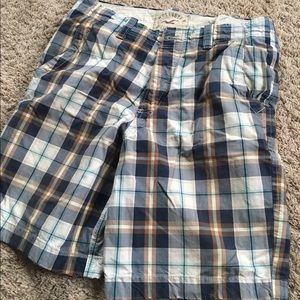 Hollister Plaid shorts.