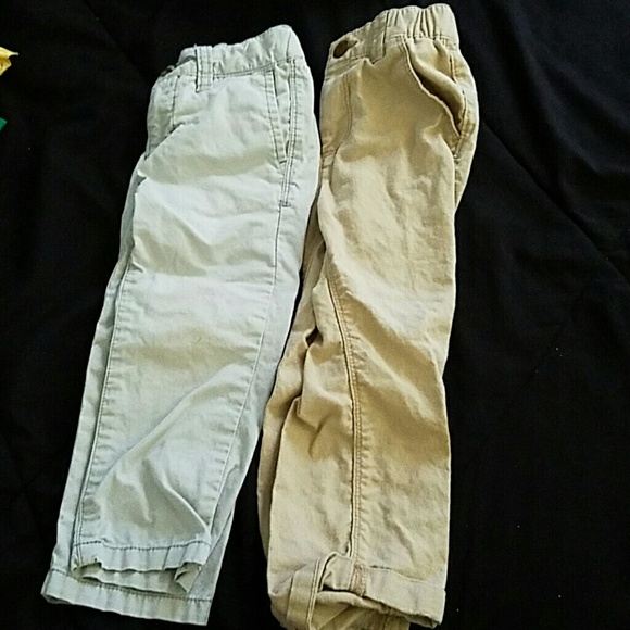 2 pairs of old navy kids pants size 2t
