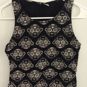 Abstract artsy tank top