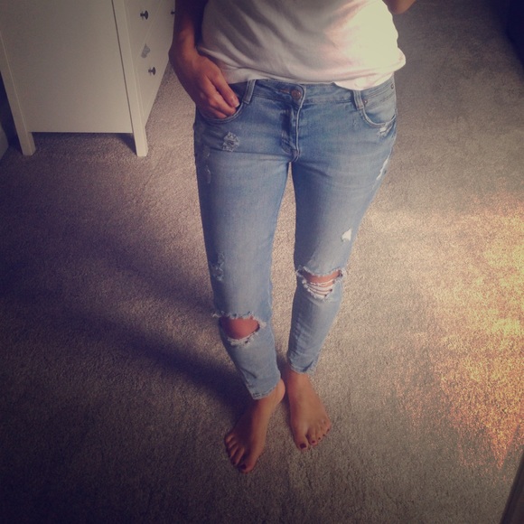 Zara Ripped Jeans