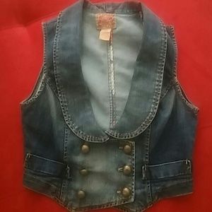 Fitted Jean Vest( Sexy Fit)