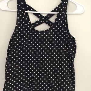 Polk a dot tank top