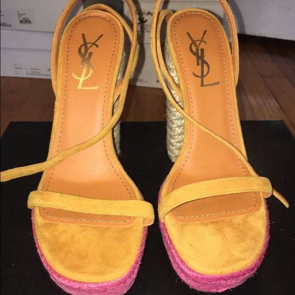 SOLD!! NEW Yves Saint Laurent Suede Sandal: size 6