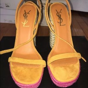 SOLD!! NEW Yves Saint Laurent Suede Sandal: size 6