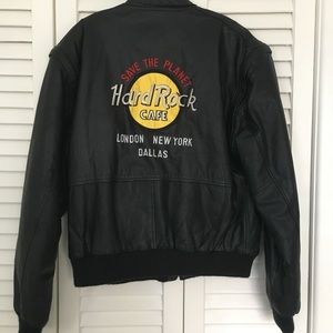 Urban Outfitters Other - Hard Rock Cafe vintage leather jacket