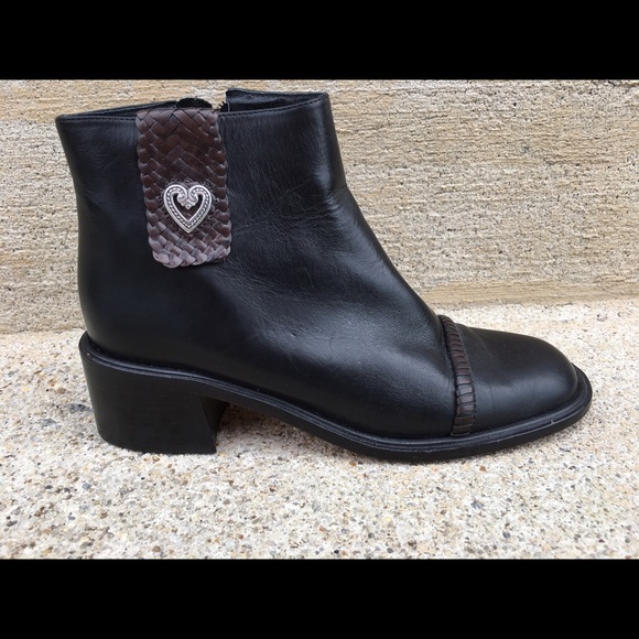 Brighton "Lonnie" black boots. "Bootie"