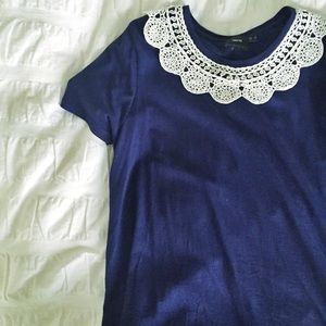 ASOS Lace collar maternity shirt