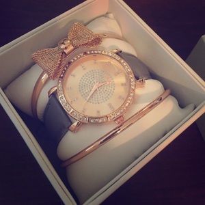 Watch and bracelet set