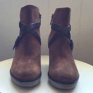 Suede booties