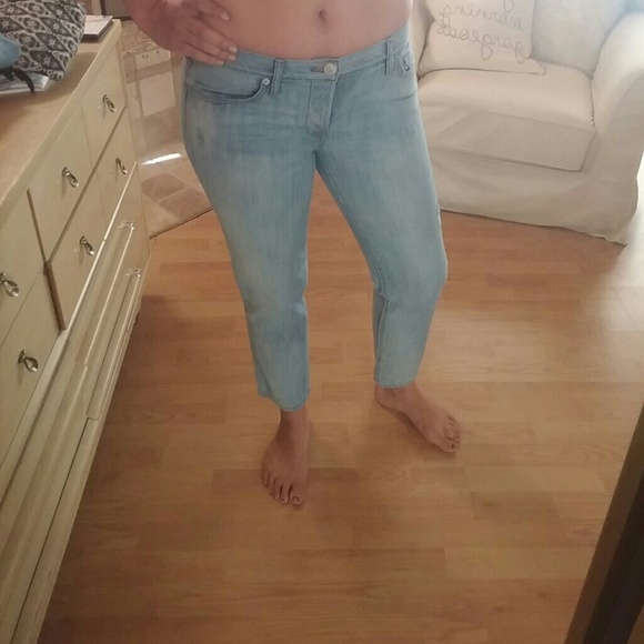Boyfriend jeans.
