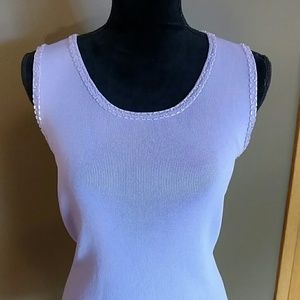 💜Lavender Embellished Tank