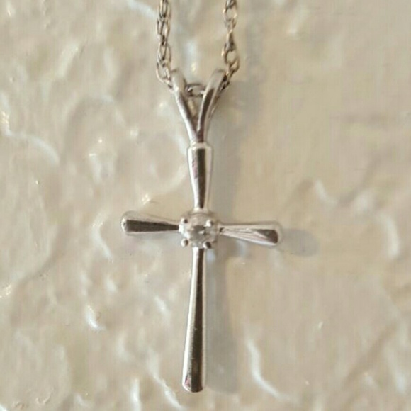 Cross Silver Necklace