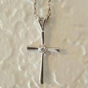 Cross Silver Necklace